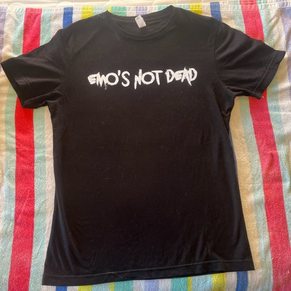 Shirts Emos Not Dead T Shirt Band Tee Black 200s Emo Punk Poshmark